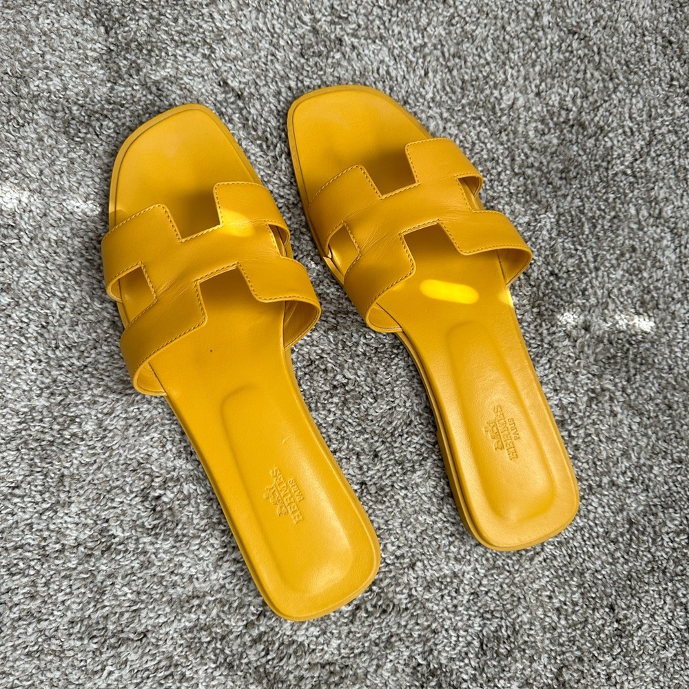 Yellow Oran Sandals 42
